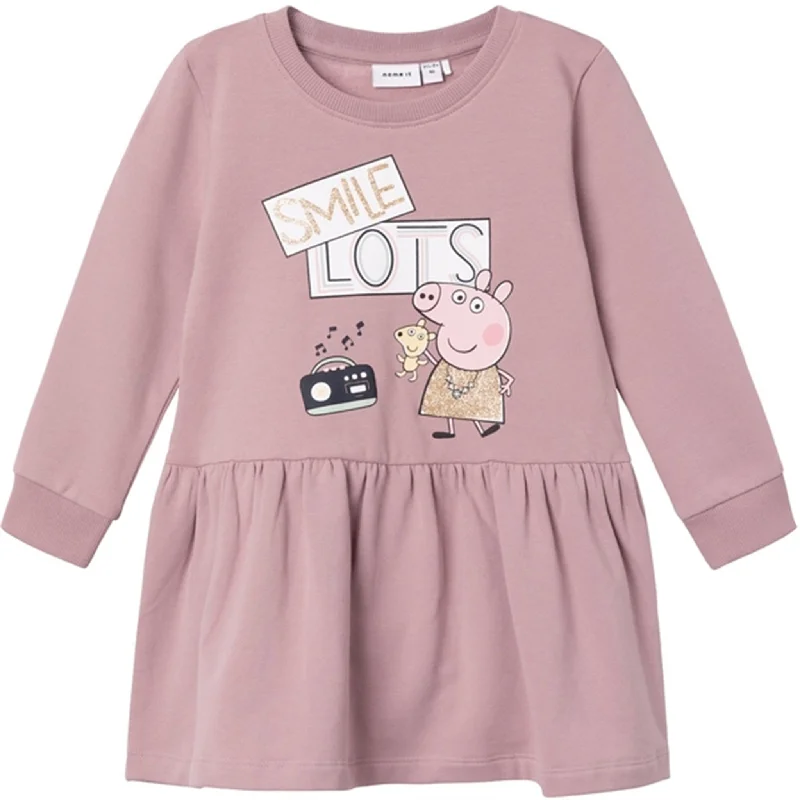 Name it Deauville Mauve Namma Peppa Pig Sweat Dress