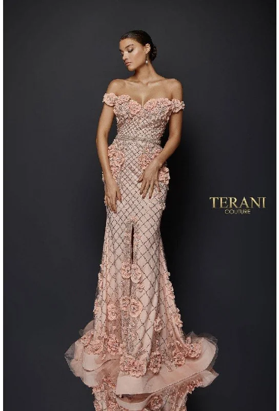 Terani Couture 1922GL0682 Long Formal Prom Dress