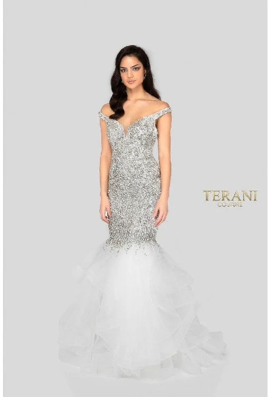 Terani Couture 1911P8363 Long Mermaid Prom Gown