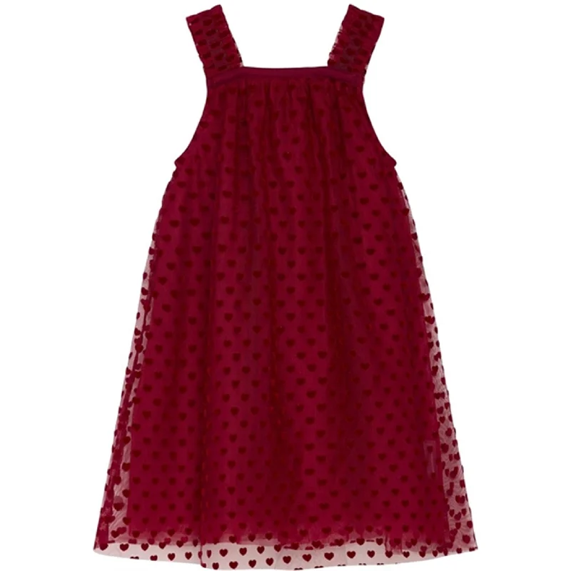 Hust & Claire Mini Teaberry Kittie Dress