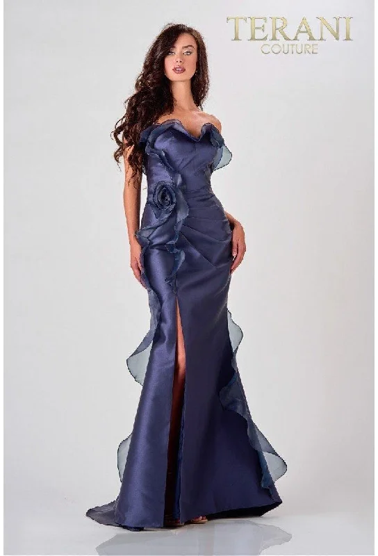 Terani Couture 2111E4743 Strapless Long Prom Dress