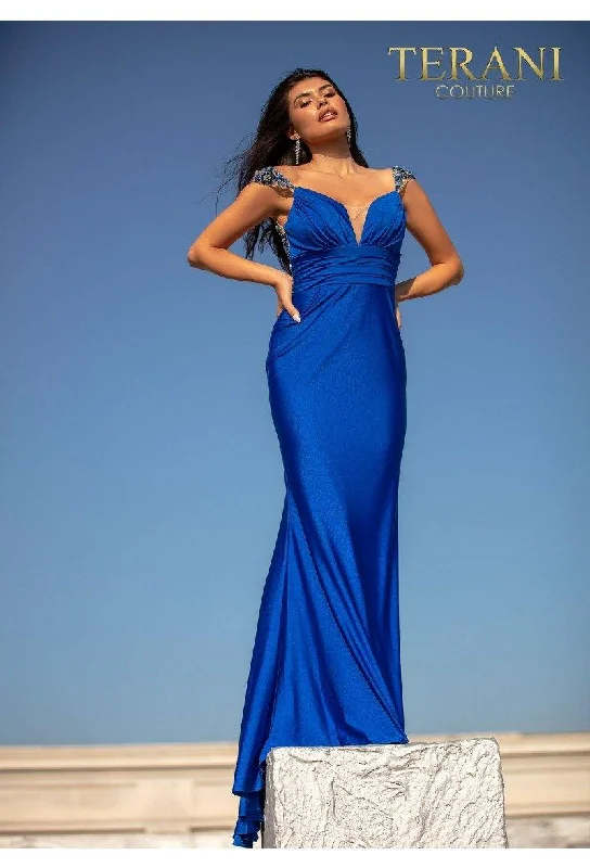 Terani Couture 2011P1469 Sleeveless Long Prom Gown