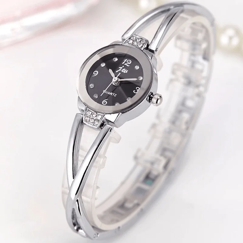 Fashion Women Steel Bracelet Ladies Dress Waterproof Quartz Watch