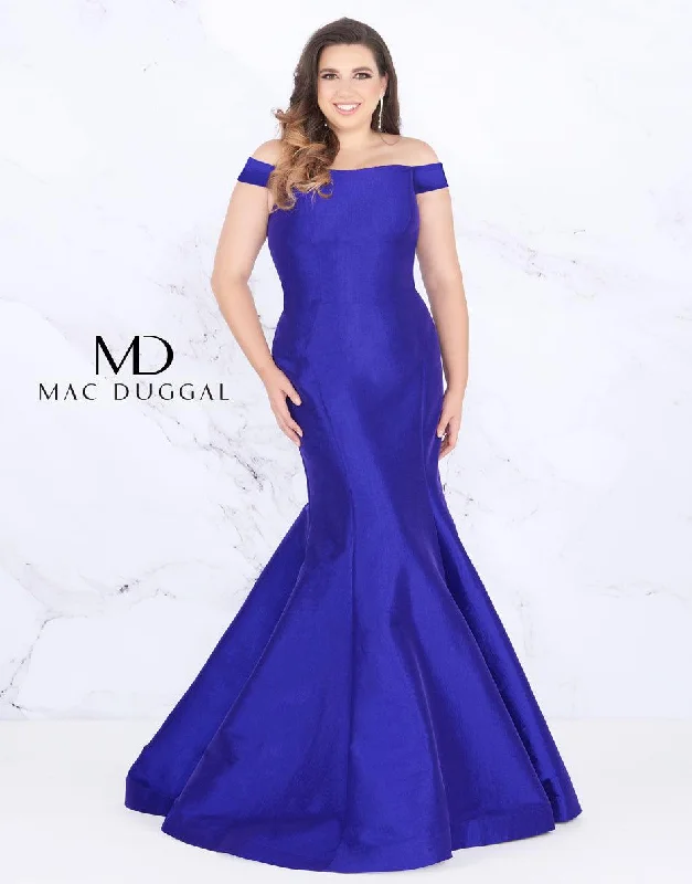 Mac Duggal Long Plus Size Prom Dress