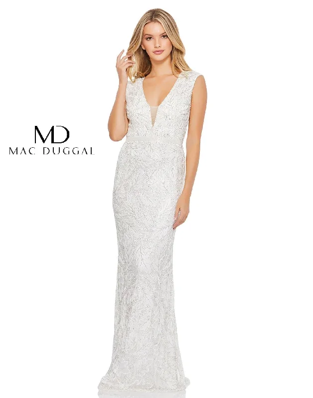 Mac Duggal 5429 Long Formal Beaded Evening Dress