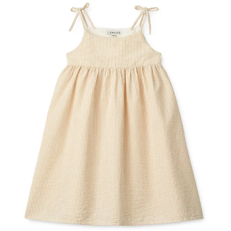 Liewood Y/D Stripe Yellow Mellow/Creme De La Creme Eli Stripe Dress