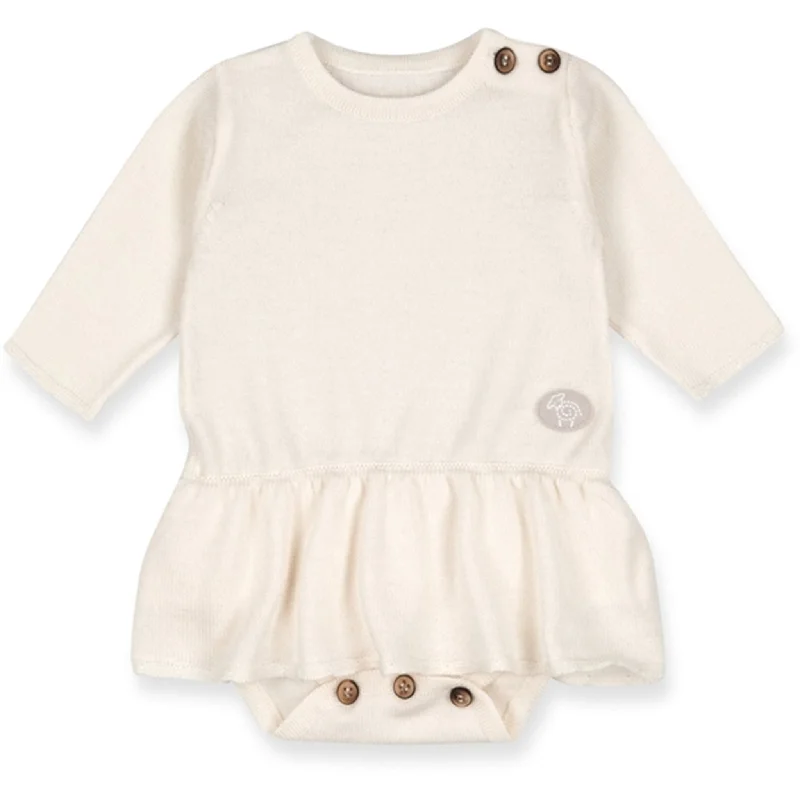 Lillelam Dress Body Baby Natur Cream White