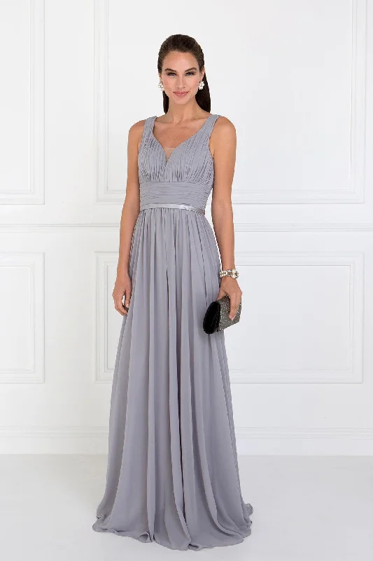 Long Bridesmaids Dress Formal Prom Gown