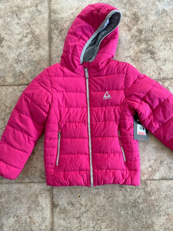 Gerry New pink hooded puffer jacket 6T/6