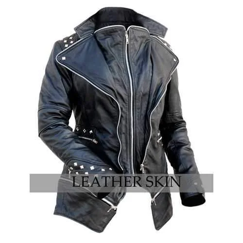 Women Black Leather Jacket