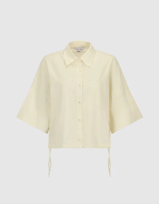 Button Up Straight Shirt