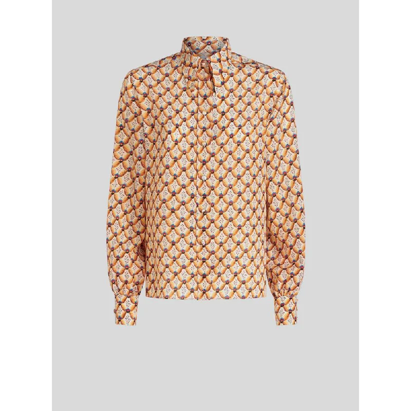 FLORALIA CRÊPE DE CHINE SHIRT