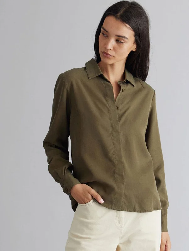 Kenji TENCEL™ Shirt | Khaki