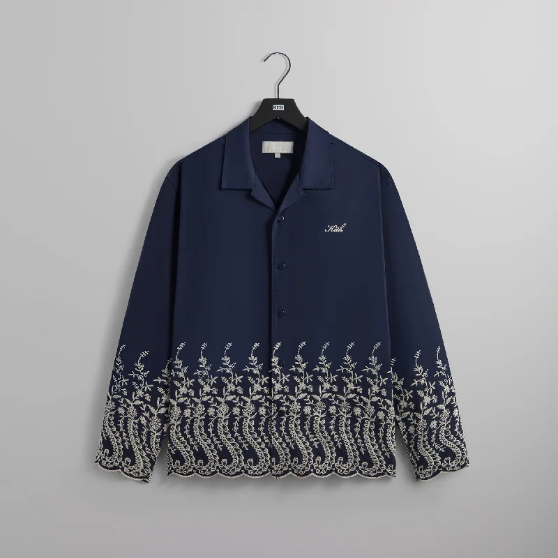 Kith Adonis Camp Collar Shirt - Gulf