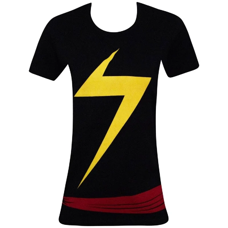 Ms. Marvel Womens Costume Fitted TShirt