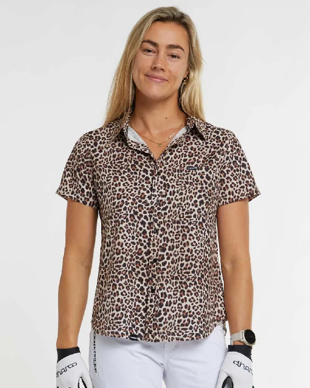 Womens Tech Party Shirt | Leopard