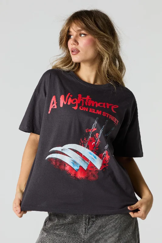 A Nightmare on Elm Street Graphic Boyfriend T-Shirt