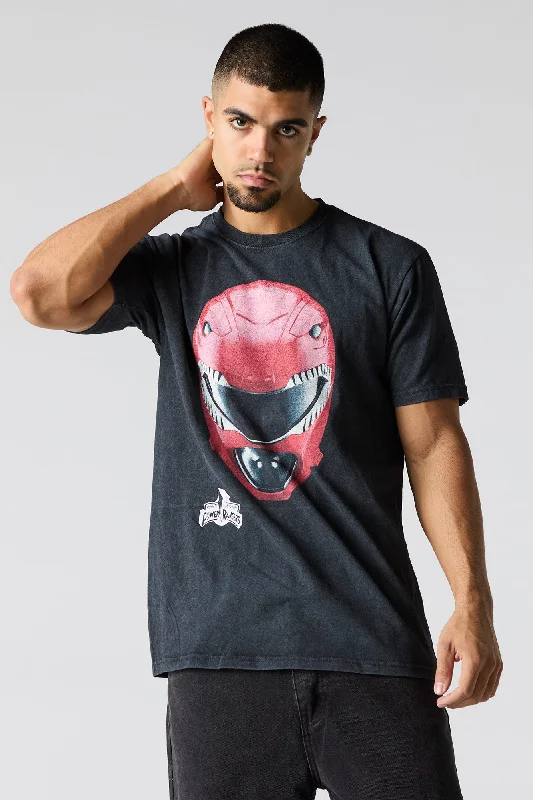 Power Rangers Unisex Graphic Washed T-Shirt