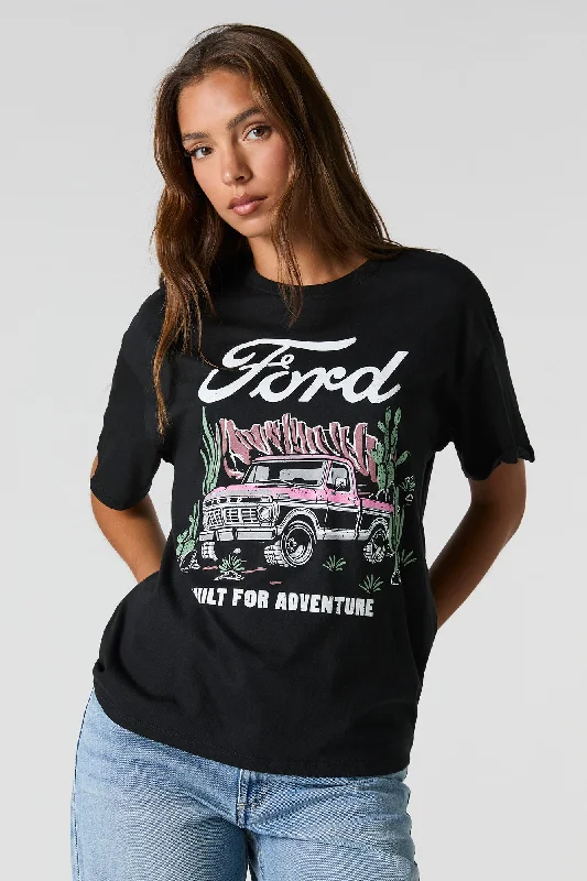 Ford Built for Adventure Graphic Boyfriend T-Shirt