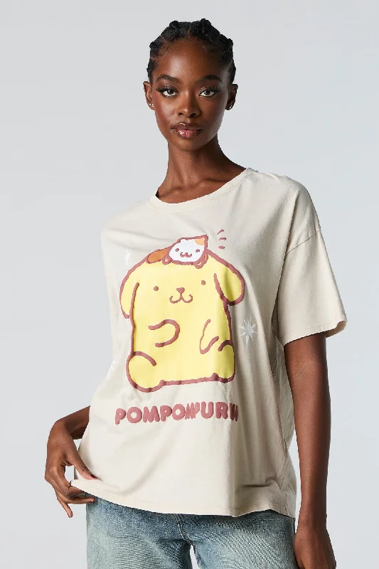 Pompompurin Graphic Boyfriend T-Shirt