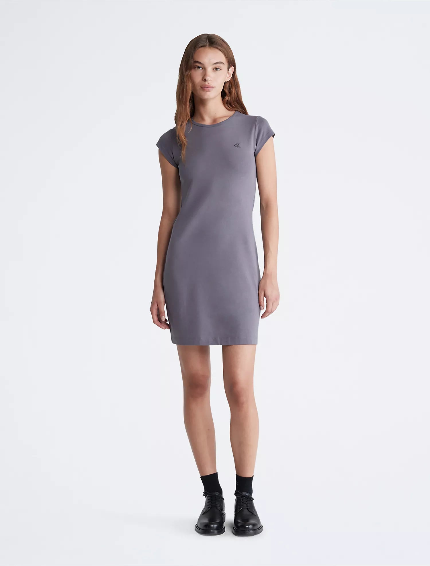 Calvin Klein Archive Logo Baby T-Shirt Dress - Women