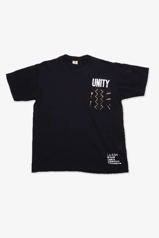 MUDCLOTH UNITY T-SHIRT BLACK