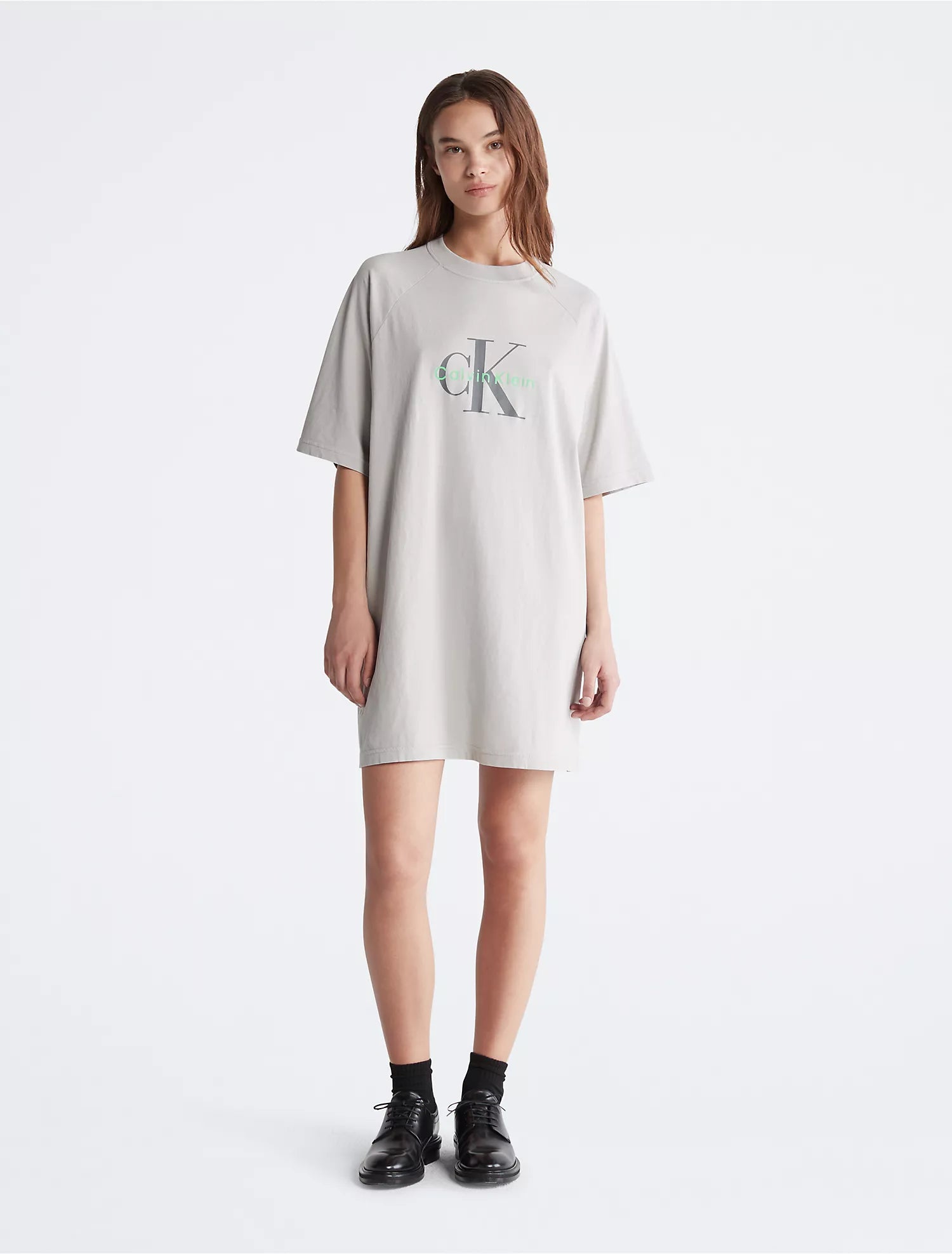 Calvin Klein Naturals Tea Dye T-Shirt Dress - Women