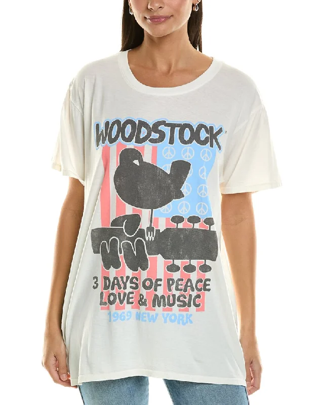 Recycled Karma Woodstock Red White & Blue T-Shirt