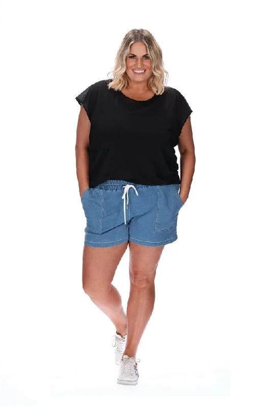 Billy Light Denim Shorts