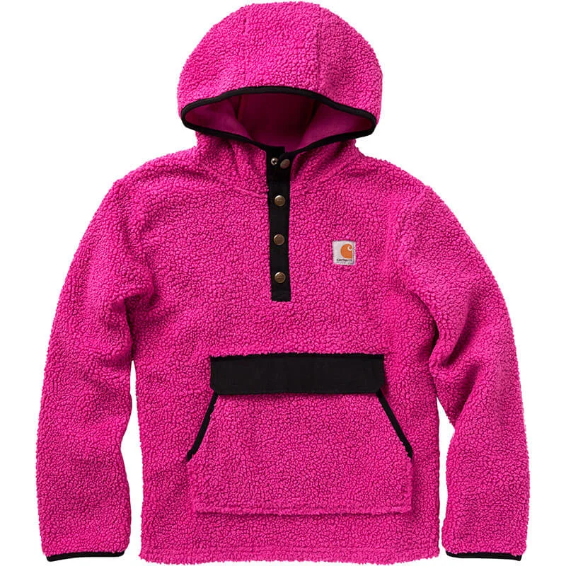 CA9898 - Carhart Kid's Long Sleeve Quarter Snap Sweatshirt