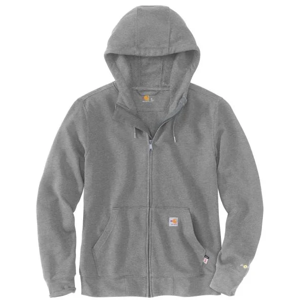 CARHARTT WOMEN'S FR FORCE MIDWEIGHT HOODED ZIP FRONT SWEATSHIRT