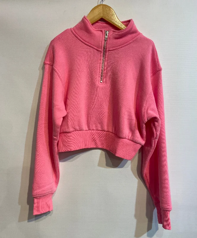 Dylan Tart Raspberry 3/4 zip Sweatshirt