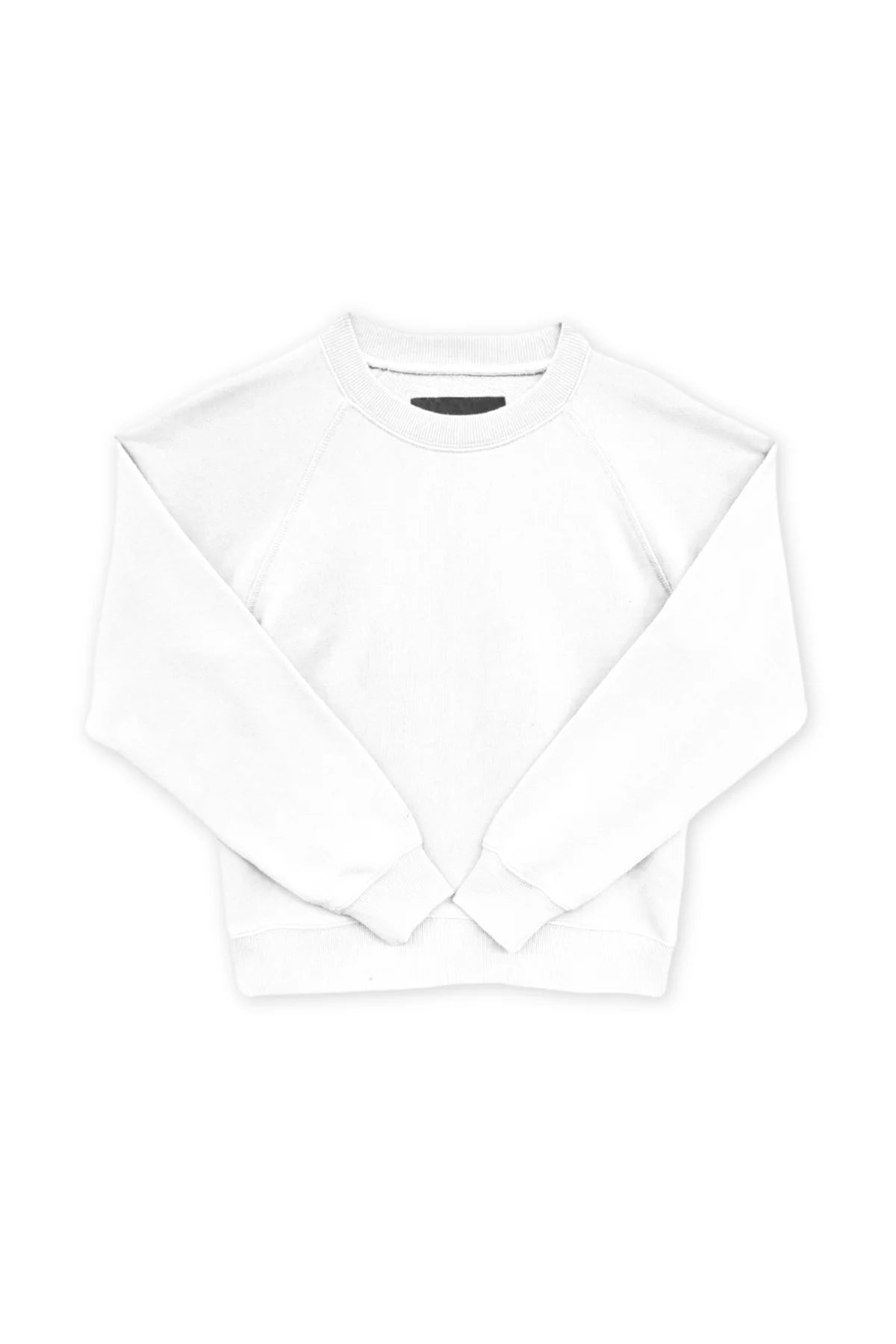 White Shane Oversized Crew Sweatshirt