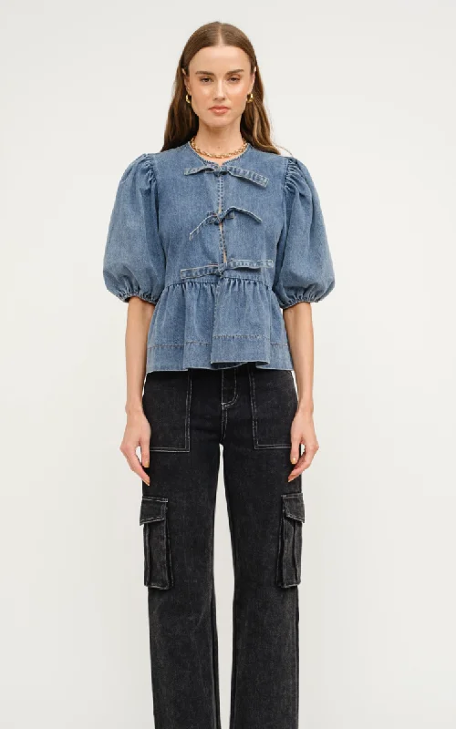 Norah Denim Blouse