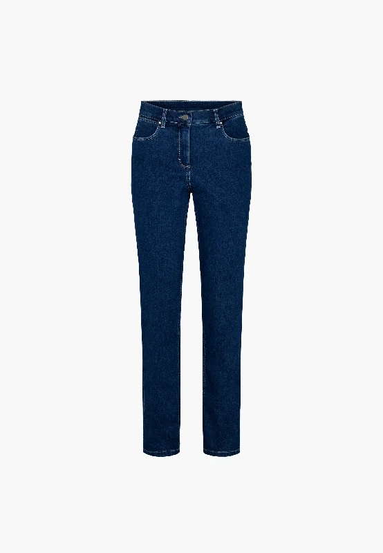 Charlotte Regular - Long Length - Dark Blue Denim