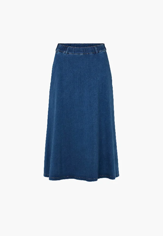 Asta Skirt - 80 cm - Medium Blue Denim