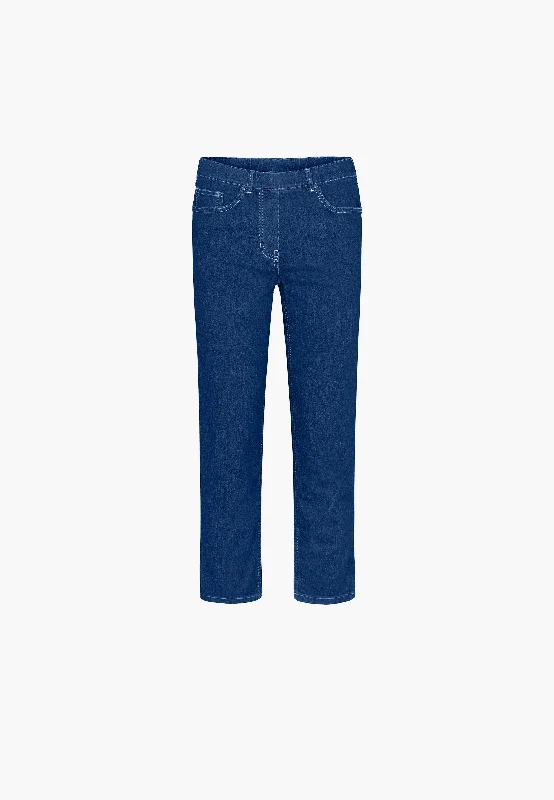 Helen Straight - Extra Short Length - Blue Denim