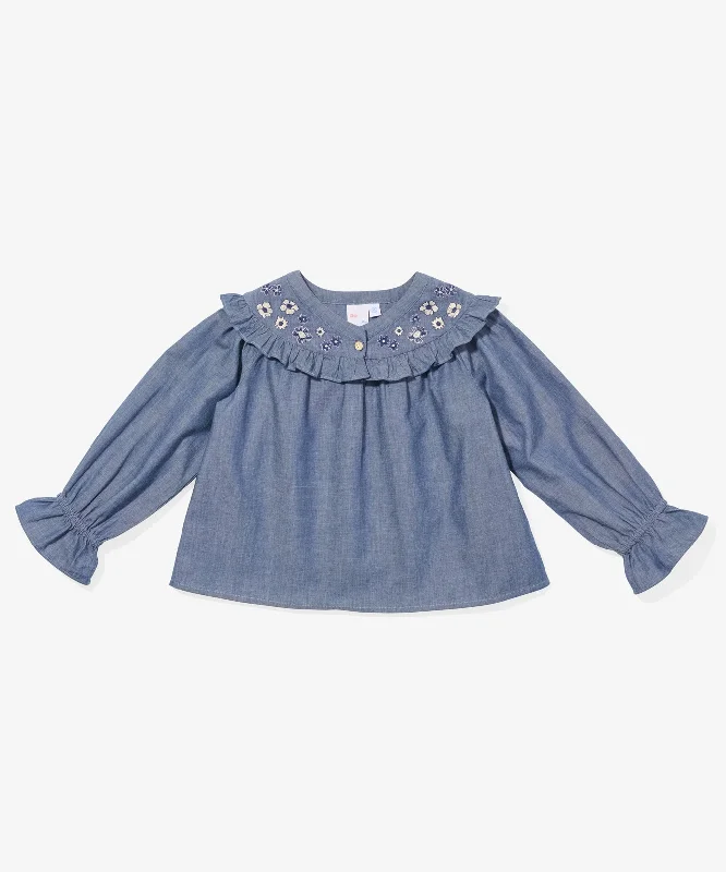 Maggie Blouse, Denim