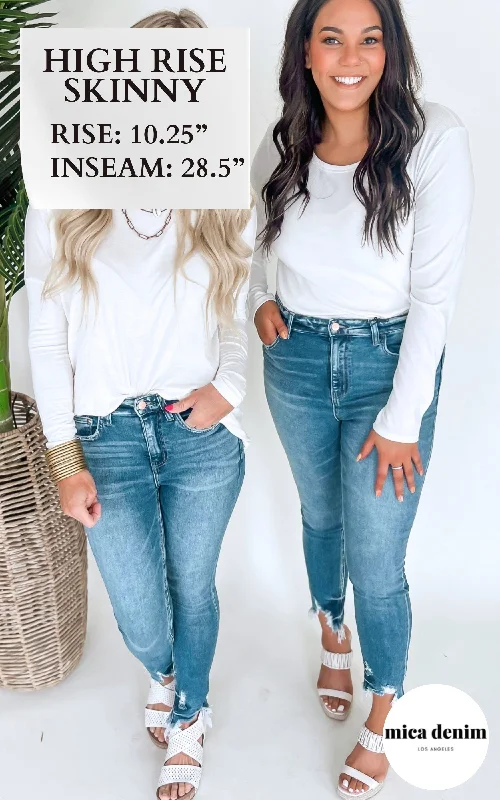 The Kerry High Rise Ankle Skinny Denim Jean | Mica - DEAL-COUPON EXCLUDED