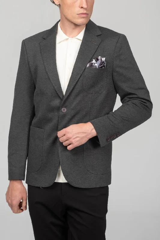 Classic Fit Jetsetter Blazer - Anthracite