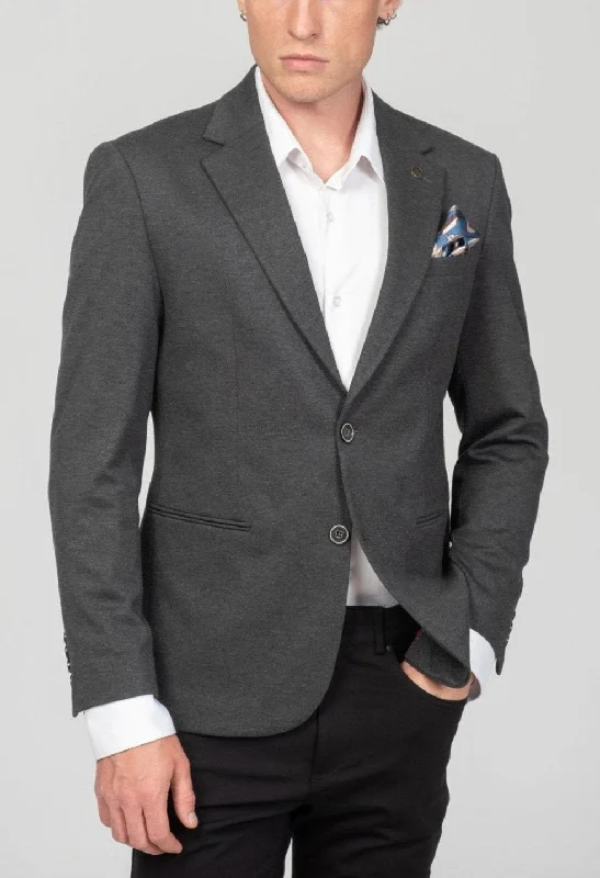 Classic Fit Blazer - Anthracite