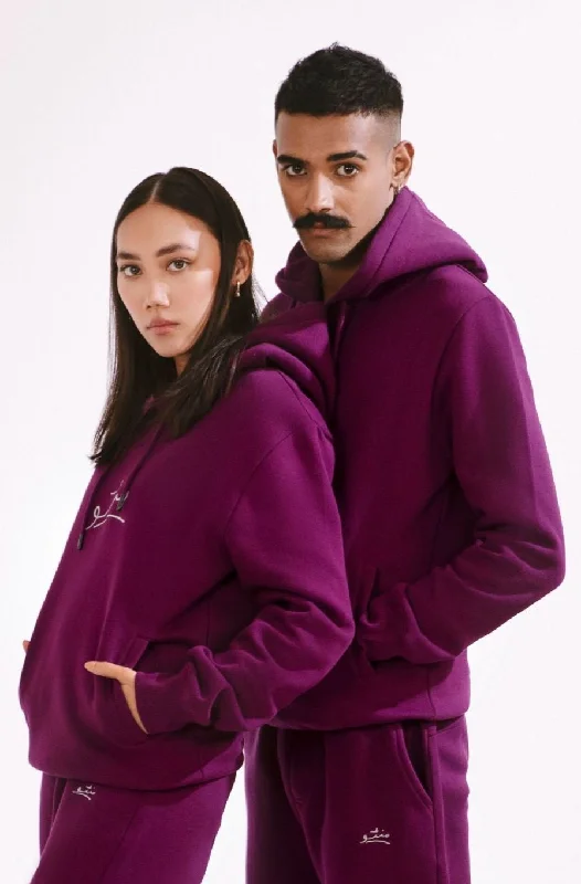 Pullover Hoodie - Very Plum