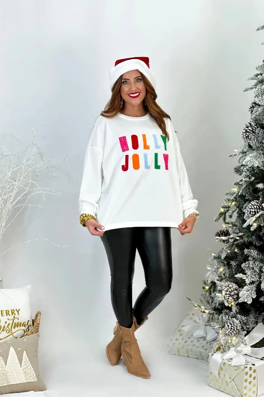 Holly Jolly French Terry Pullover *Final Sale*