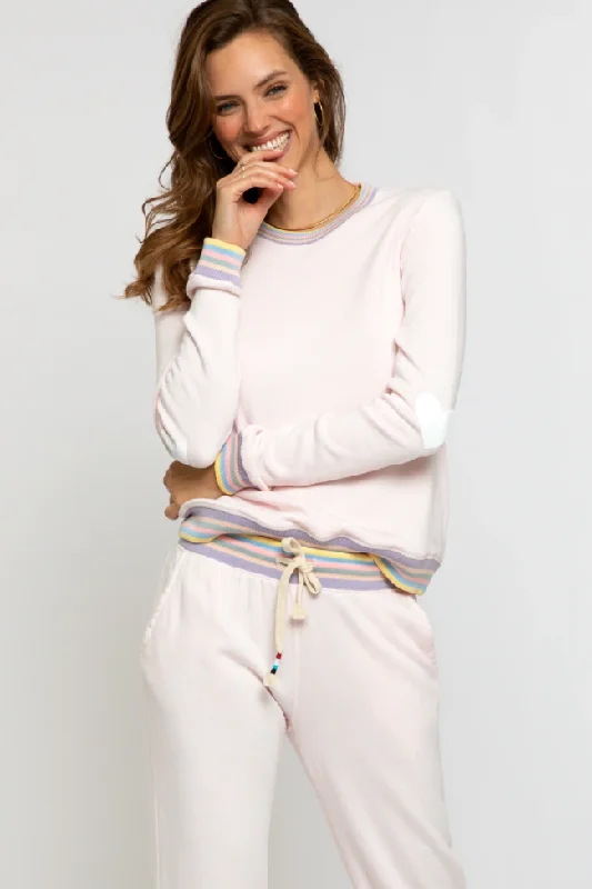 "Haze" Pastel Pink Pullover