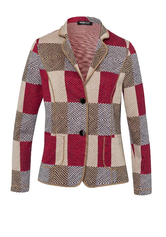 Frank Walder Colour Block Blazer Style Jacket, Multi