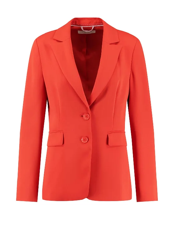 Gerry Weber Single Breasted Blazer, Red