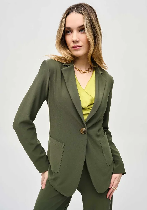 Joseph Ribkoff Jersey Blazer, Iguana Green