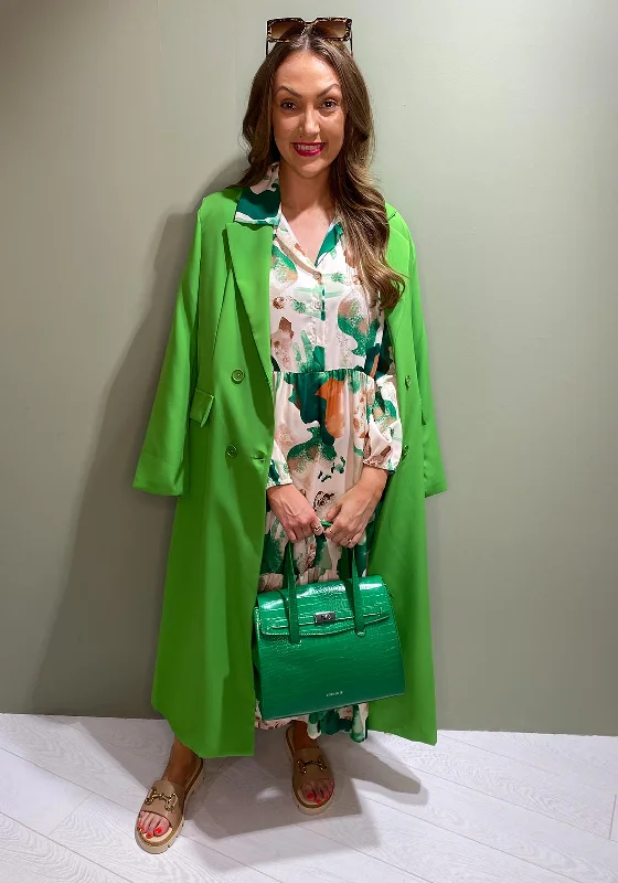 The Sofia Collection Long Blazer, Green