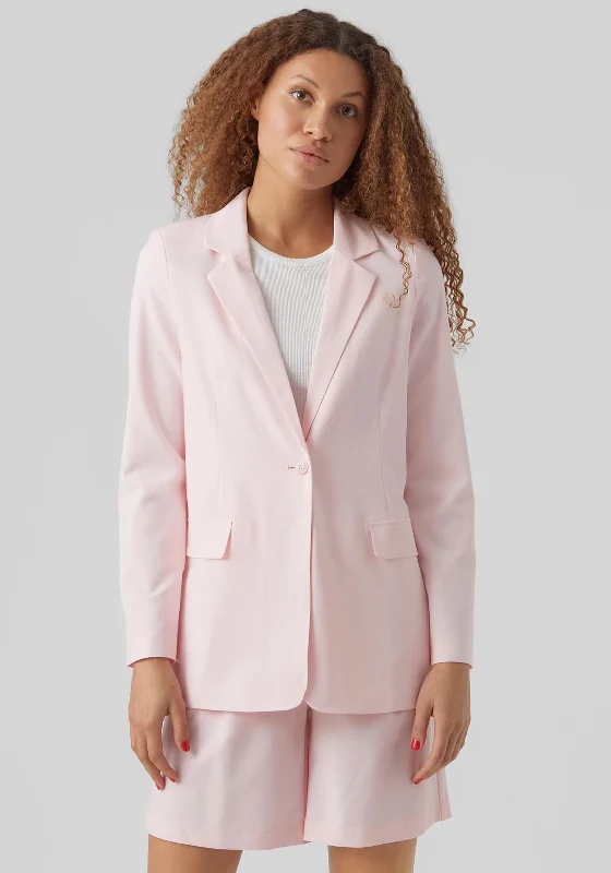 Vero Moda Zelda Loose Blazer, Parfait Pink