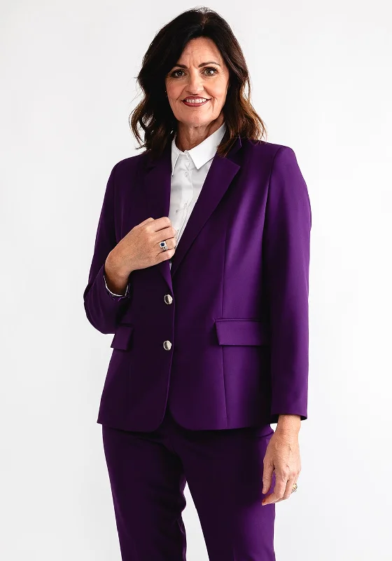 Via Veneto Dolores Blazer, Purple